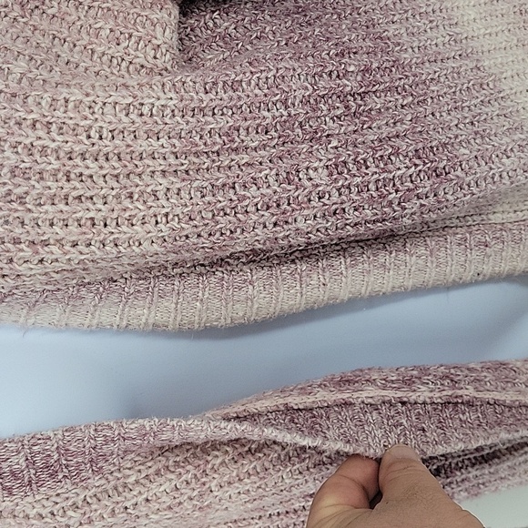 Falks Creek Womens Pretty Pink Open Front Knit Cardigan Sweater Size L/XL - Picture 7 of 10